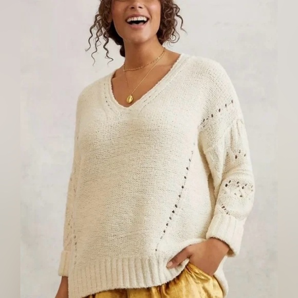 Anthropologie Pilcro Marla V-Neck Sweater - Picture 2 of 12